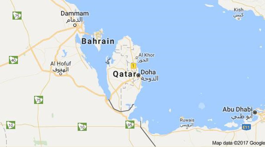 نقشه قطر